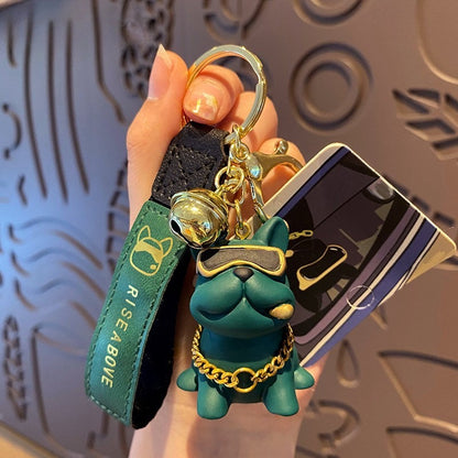 Trendy Bulldog Keychain