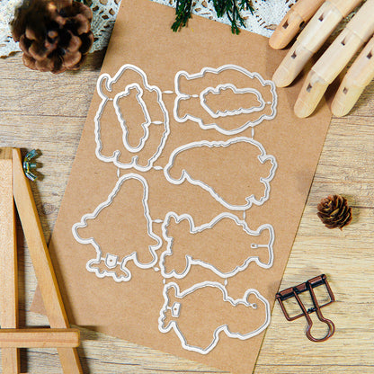 Christmas Animals Dies & Stamps Set