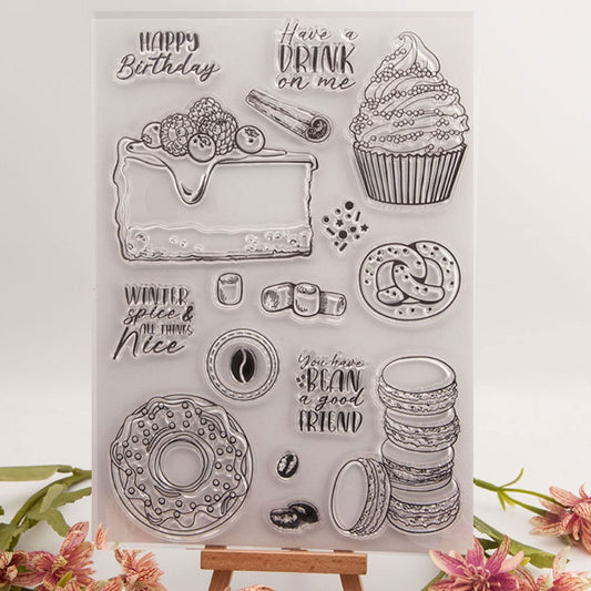 Baking Biscuits & Cakes Clear Stamps