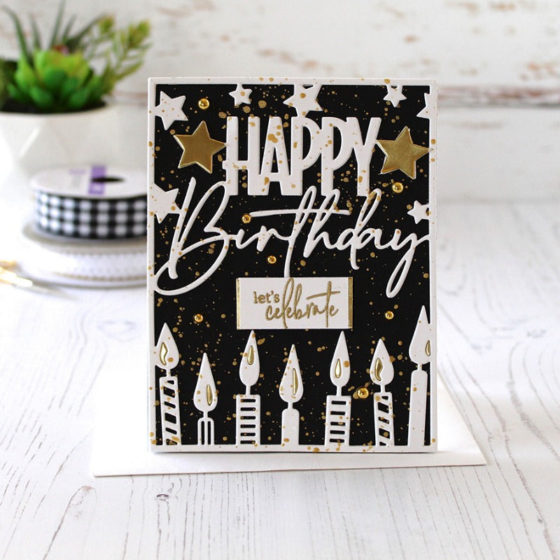 Birthday Background Board Cutting Dies