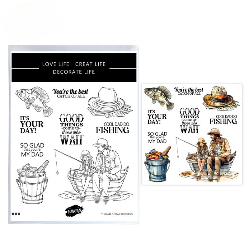 Fishing Dies & Stamps Set