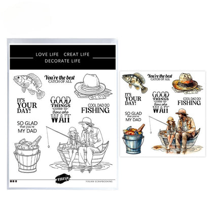 Fishing Dies & Stamps Set