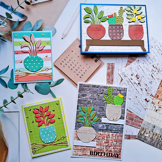 Small Potted Plants Metal Cutting Dies