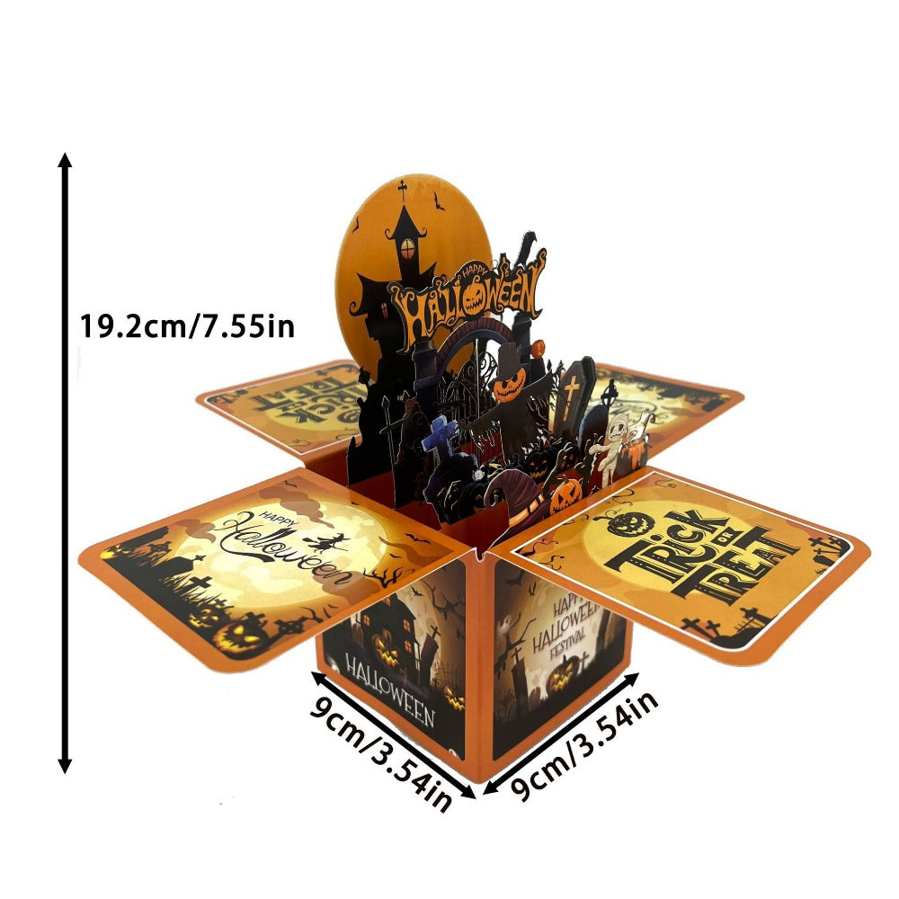 3D Creative Halloween Pop-Up Box