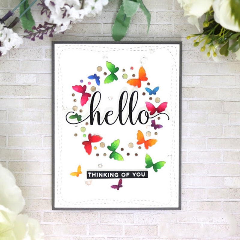 Butterfly Wreath Metal Cutting Dies