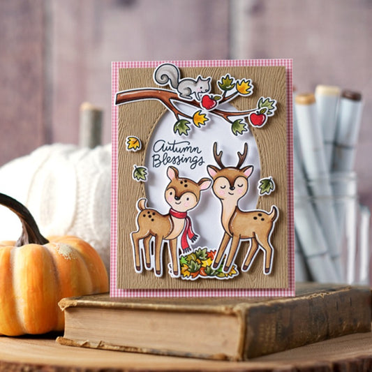 Deer Squirrel Dies & Stamps Set