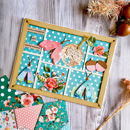 Insects Collection Album Frames Metal Cutting Dies