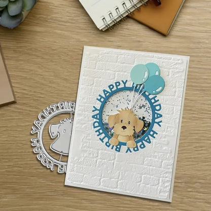 Birthday Cards Metal Cutting Dies