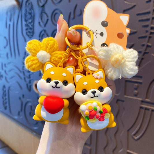 Cute Shiba Inu Doll Keychain