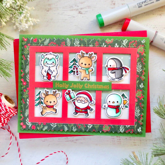 Christmas Animals Dies & Stamps Set