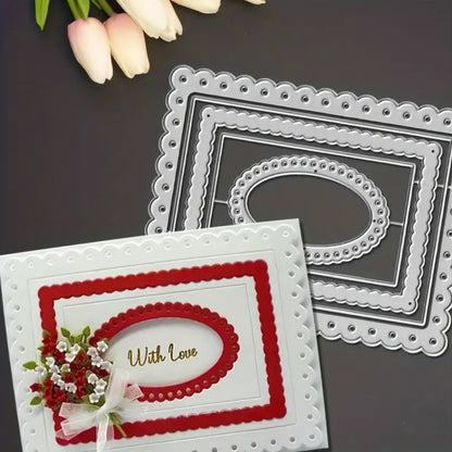 Multi-layered Lace Border Metal Cutting Dies