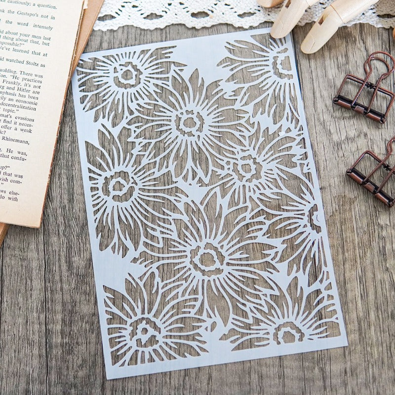 Chrysanthemum DIY Painting Hollow Stencil