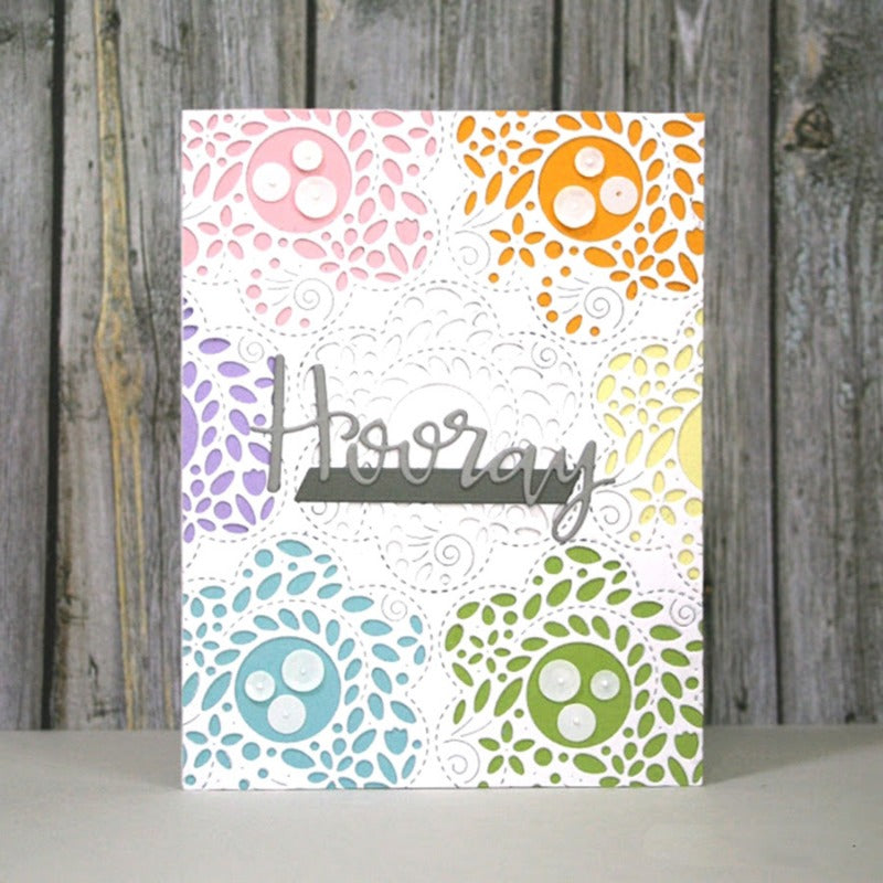 Flower Embossed Frame Cutting Dies