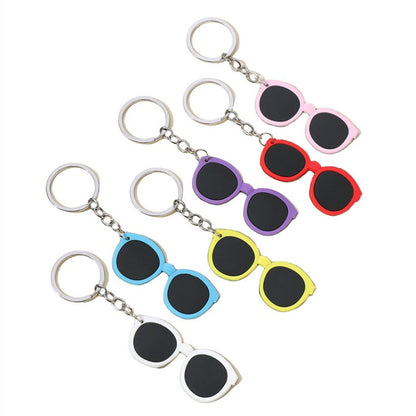 Cute Silicone Glasses Keychain