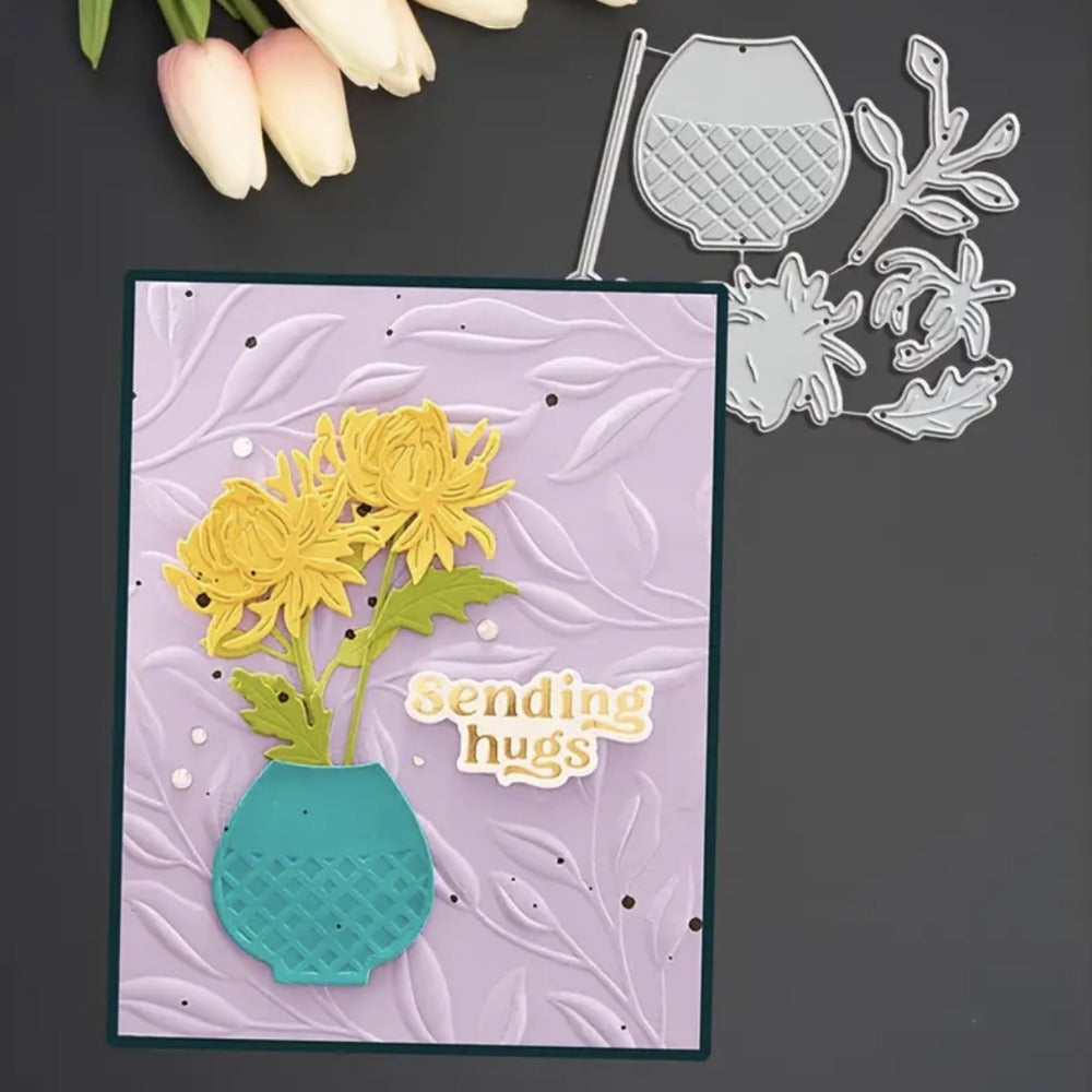 Chrysanthemum Vase Metal Cutting Dies