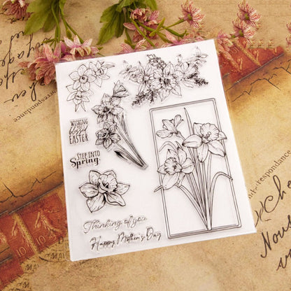 DIY Flower Clear Stamps