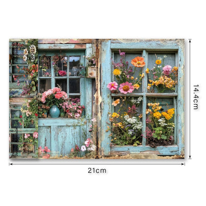 A5 Window Garden Journal Scrapbook Paper
