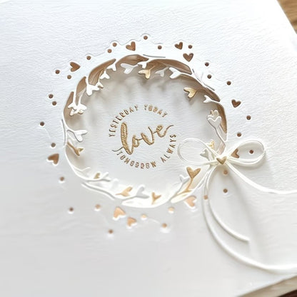 Cut-out Heart Wreath Metal Cutting Dies