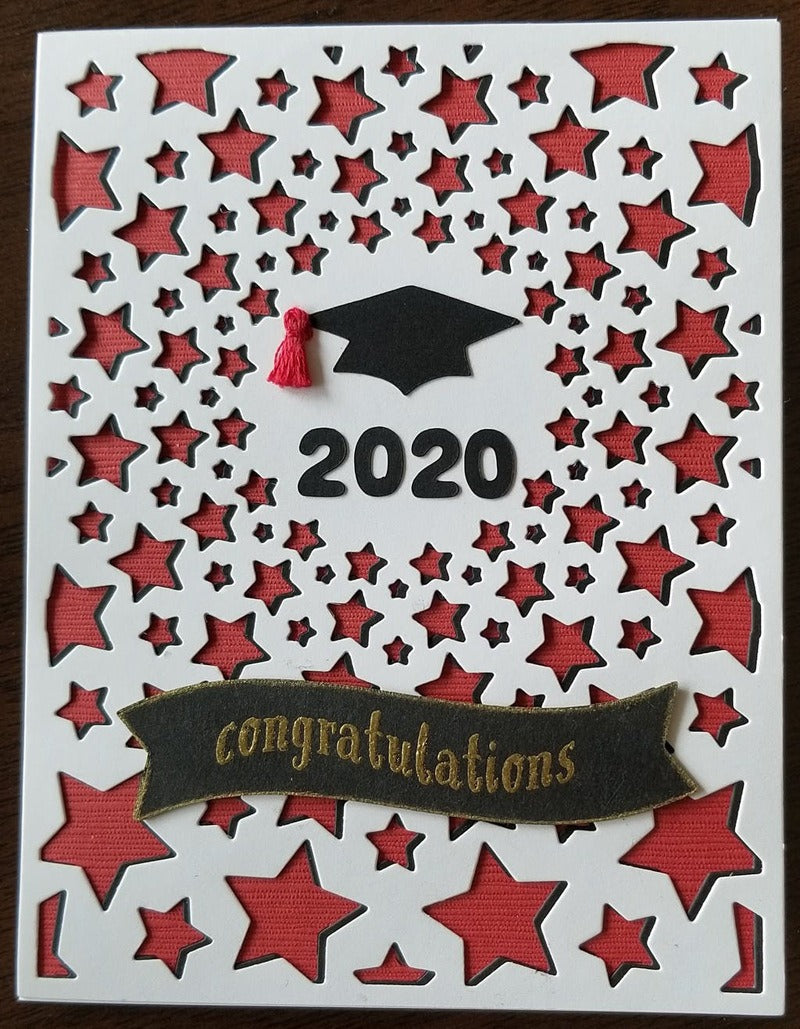 Irregular Star Hollow Background Board Cutting Dies