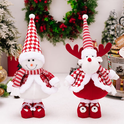 Christmas Retractable Long Legs Doll Ornaments