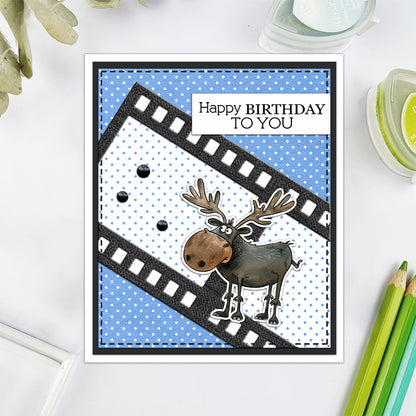 Cute Animals Dies & Stamps Set