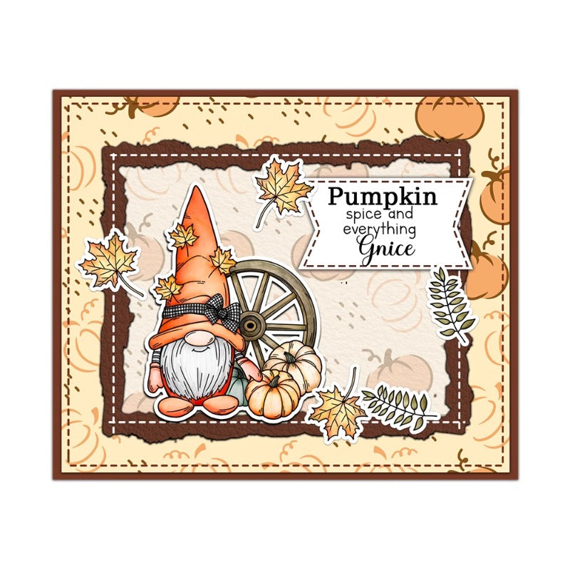 Autumn Harvest Pumpkin Gnome Dies & Stamps Set