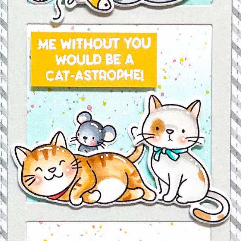 Cat Series Dies & Stamps Set