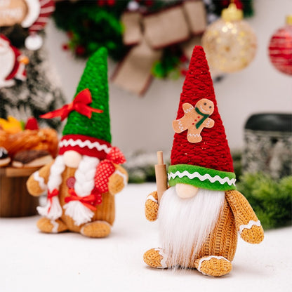 Gingerbreads Man Gnome Plush Doll Gnomes