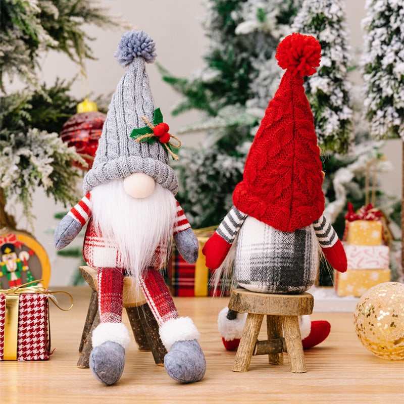 Christmas Faceless Plush Doll Decorations