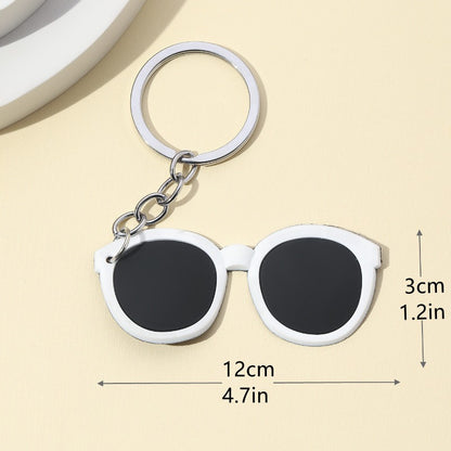 Cute Silicone Glasses Keychain