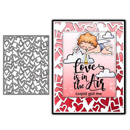 Valentine's Day Love Background Board Cutting Dies