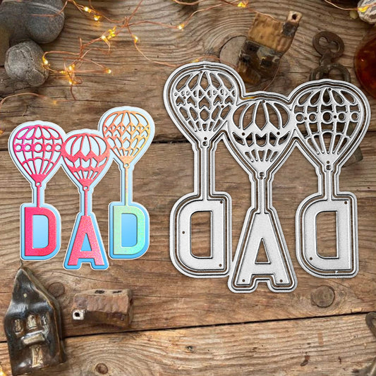 Father's Day Theme Metal Cutting Dies