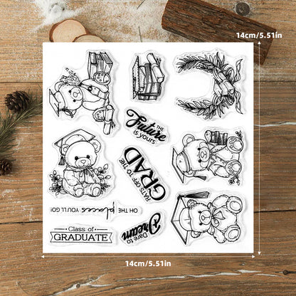 Graduation Season Bear Dies & Stamps Set