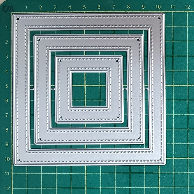 Square Frame Die Square Stitched Frame Metal Cutting Dies – Memorycraftmall