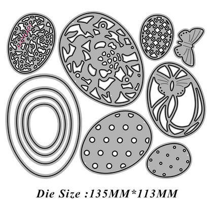 Easter Egg Metal Cutting Dies