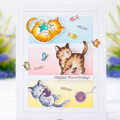 Cat Series Dies & Stamps Set