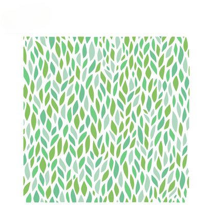 3D Leaves Background DIY Painting Hollow Stencil