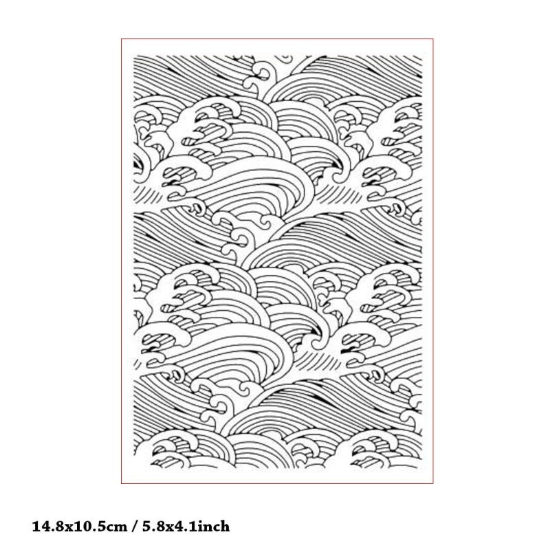Sea Water Wave Plastic Embossing Folder – Memorycraftmall