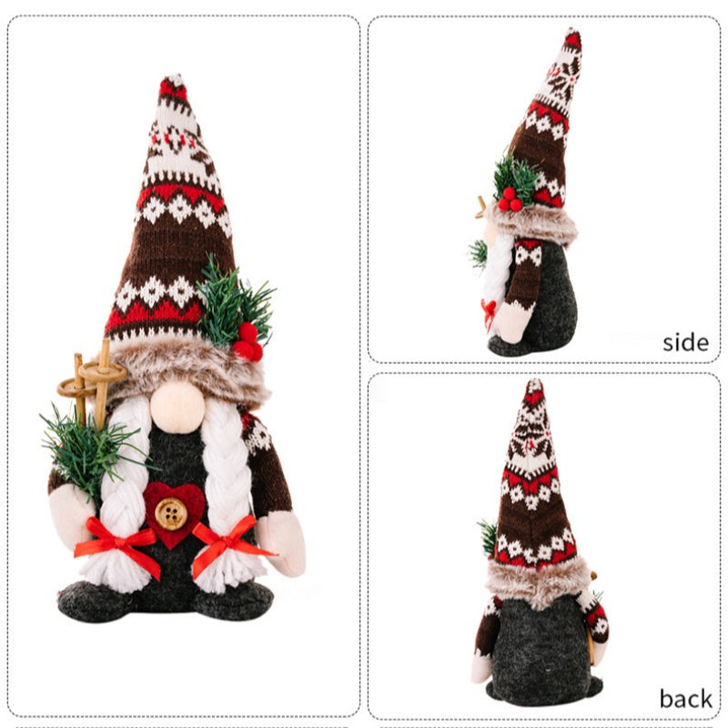 Christmas Gnome Faceless Doll Decorations