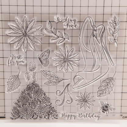 Beauty High Heels Clear Stamps