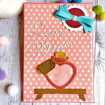 Love Potion Bottle Metal Cutting Dies
