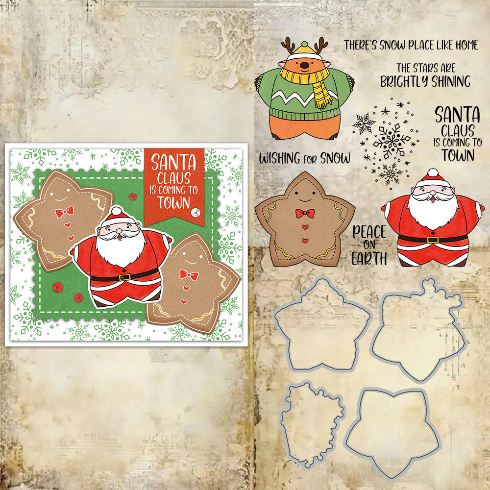 Santa Claus Star Dies & Stamps Set