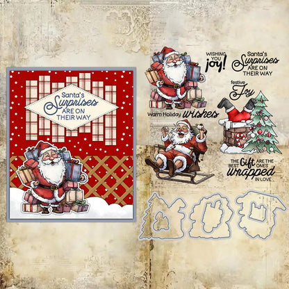 Santa Claus Dies & Stamps Set