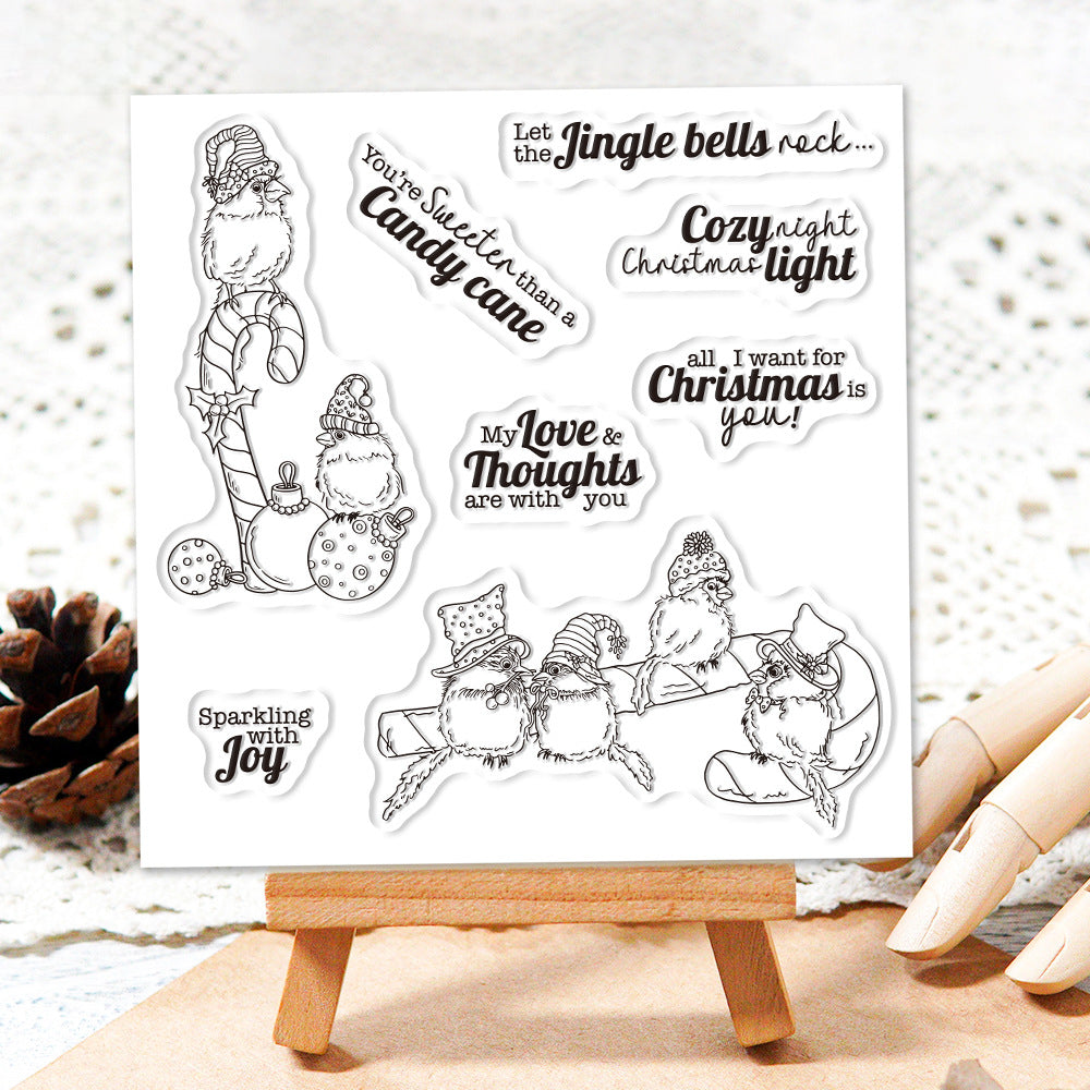 Christmas Birds Dies & Stamps Set