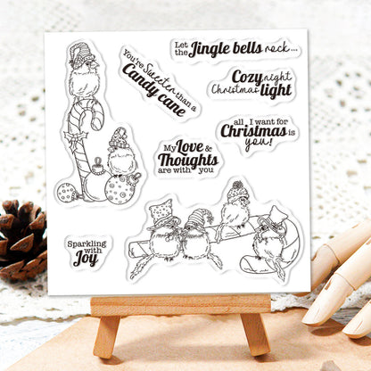 Christmas Birds Dies & Stamps Set