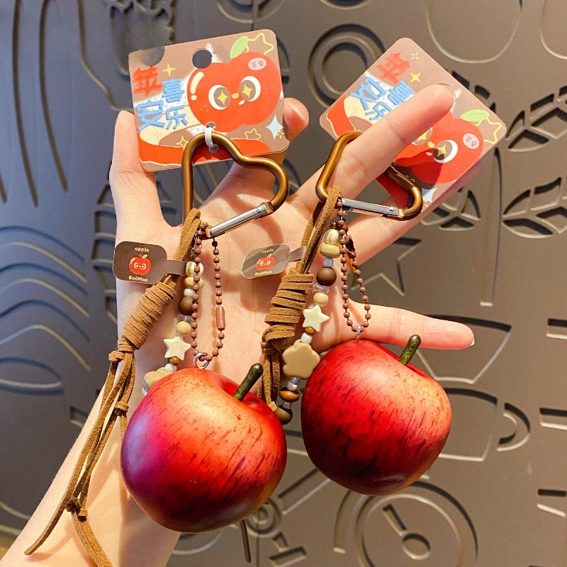 Creative Simulated Apple Keychain