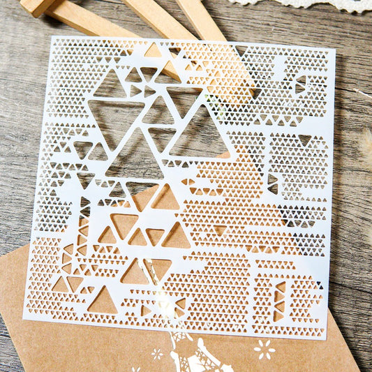 Triangle DIY Painting Hollow Stencil