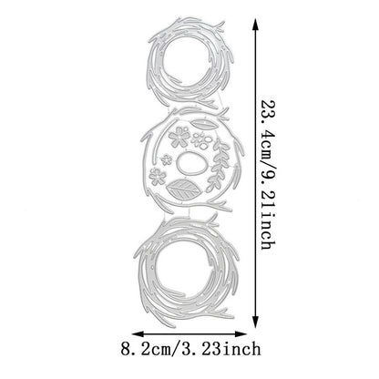 Bird's Nest and Eggs Cutting Dies