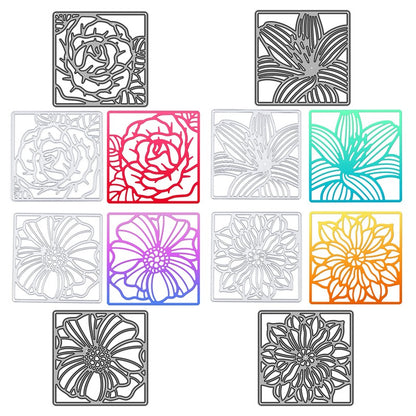 4 Styles Background Frame Metal Cutting Dies
