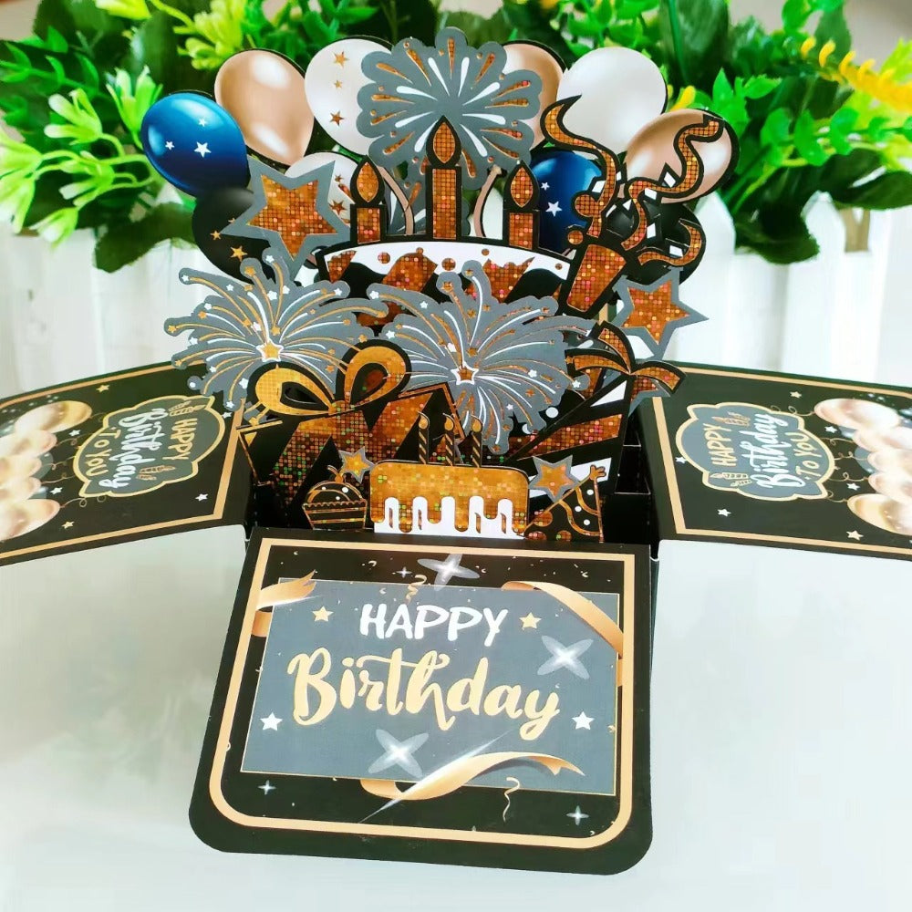 3D Creative Birthday Pop-Up Box